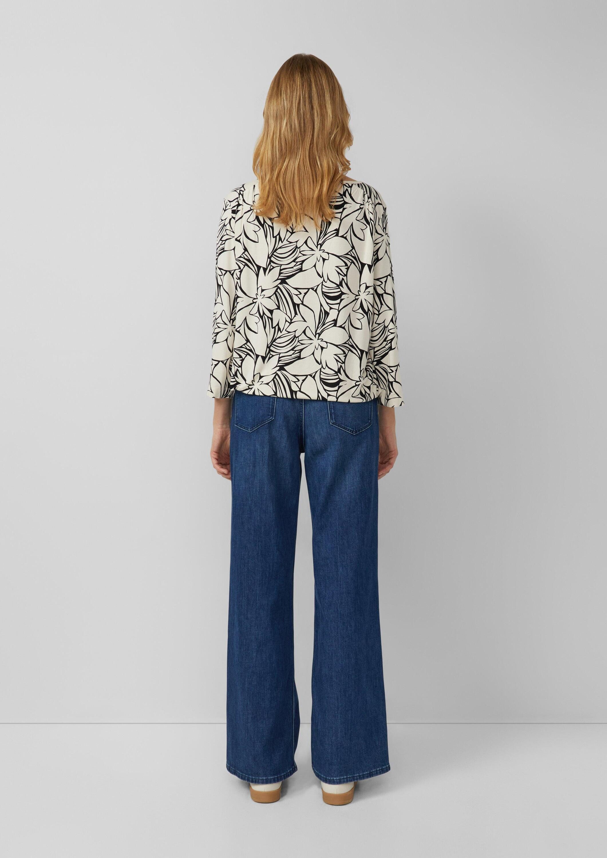 s.Oliver 3/4-Arm-Shirt T-Shirt 3/4-Arm Shirt im O-Shape