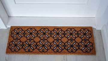 Fußmatte Kokosmatte Lissabon 26 x 75 cm, Mr. Ghorbani, Rechteckig, Höhe: 15 mm