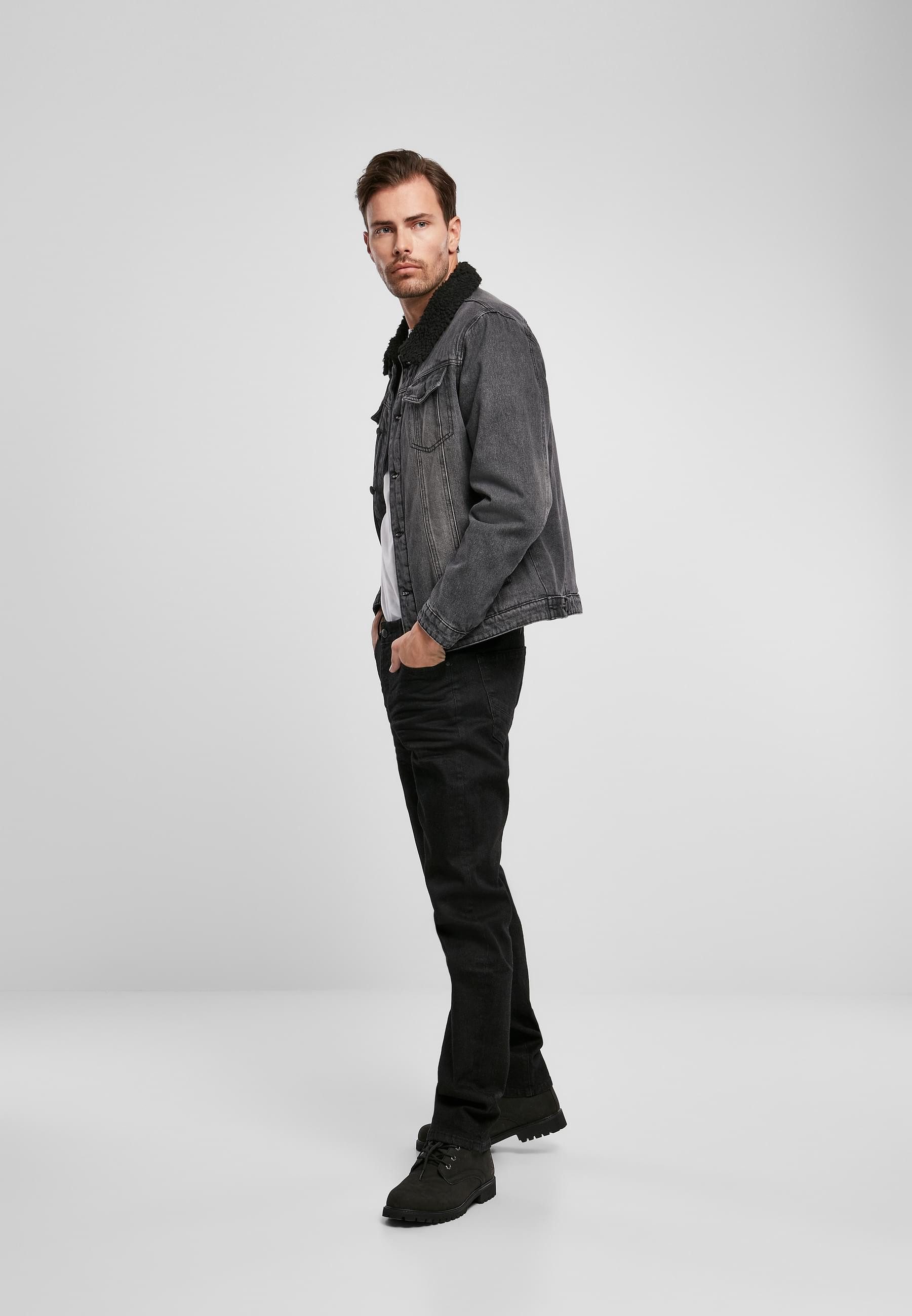 Brandit Allwetterjacke Brandit Herren Sherpa Demin Jacket (1-St)