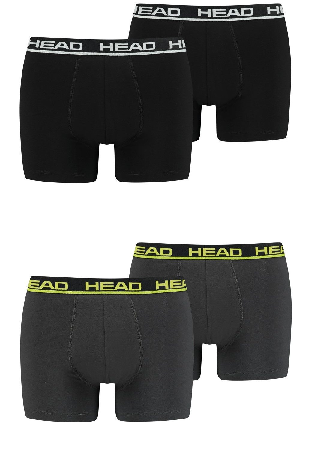 Head Boxershorts Head Herren Boxershorts Unterwäsche im 4er Pack (4-St., 4e günstig online kaufen