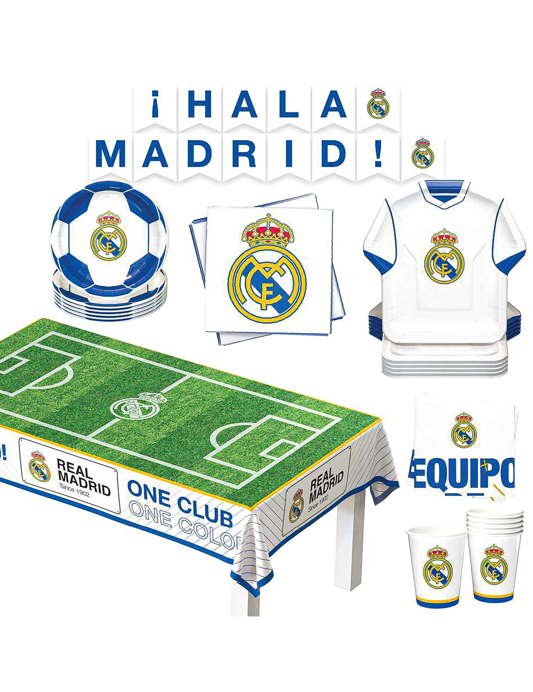 Kostüm Real Madrid CF Geburtstags-Set 44-teilig
