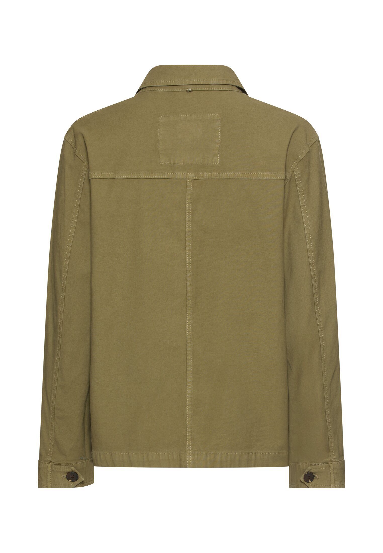 camel active Jackenblazer aus Baumwollmix Langarm Hemdblusenkragen Hemdblus günstig online kaufen