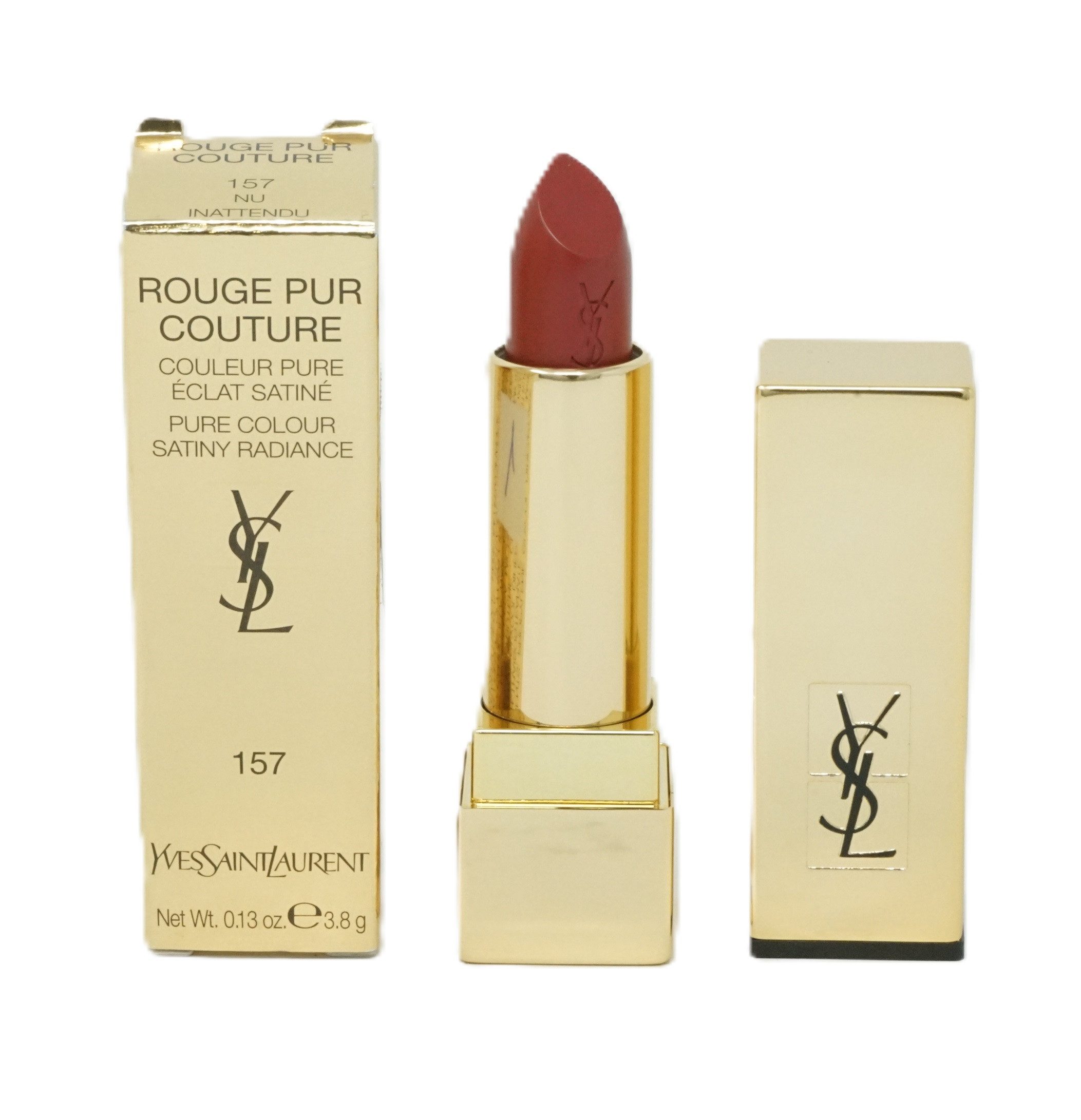 YVES SAINT LAURENT Lippenstift Yves Saint Laurent Rouge Lippenstift 3,8ml Nu Inattendu 157