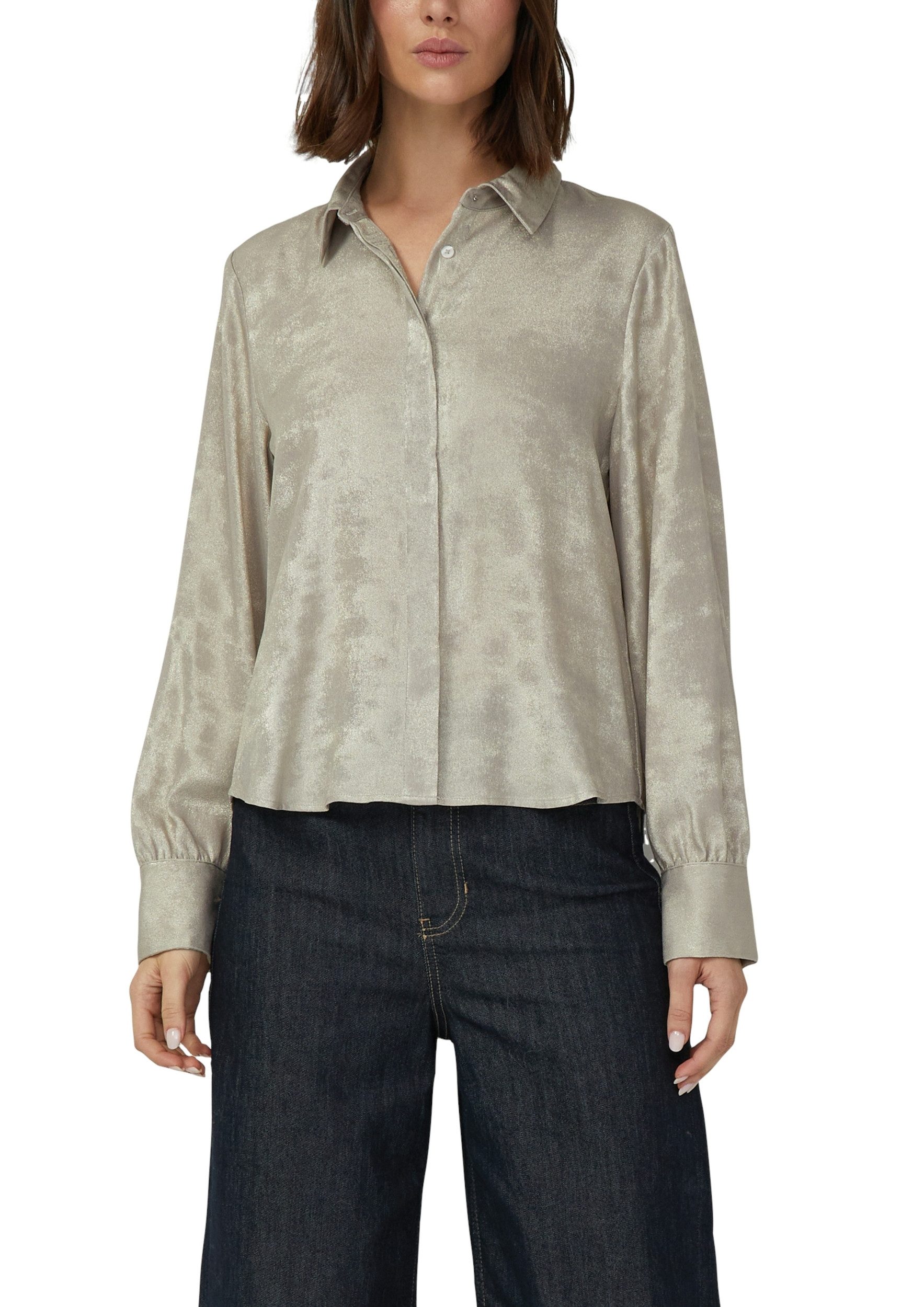 s.Oliver BLACK LABEL Langarmbluse Bluse - Langarmbluse günstig online kaufen