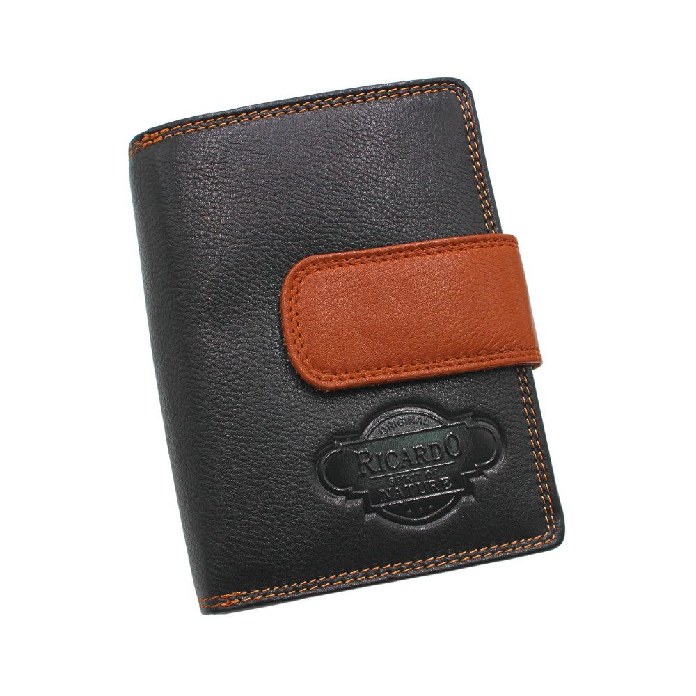 L&B Geldbörse Nappaleder Bi-Color Portemonnaie, RFID-Schutz>11/842