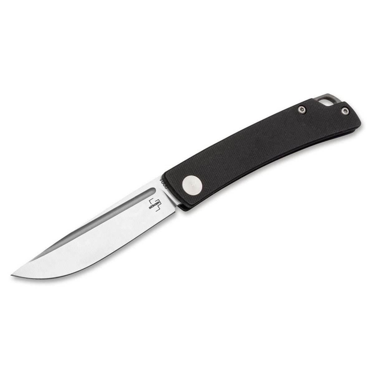 Böker Plus Taschenmesser Black G10 Slipjoint Celos Flachschliff Clip Messer