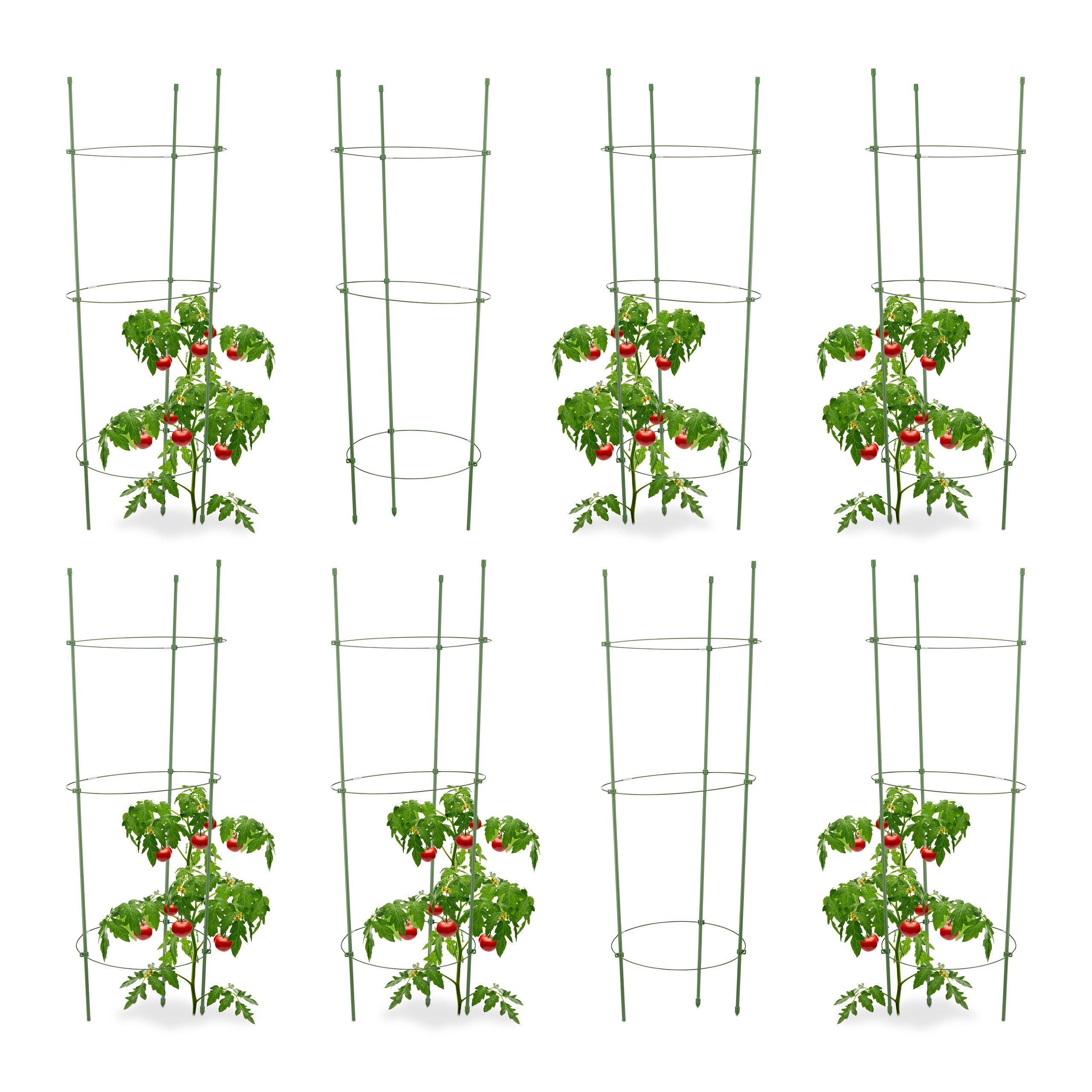 relaxdays Rankhilfe 8 x Rankhilfe Tomaten günstig online kaufen