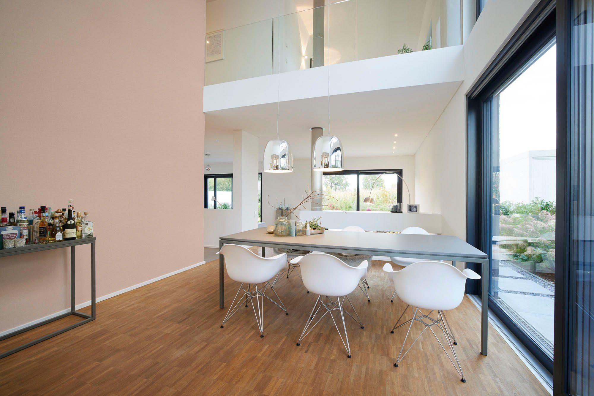 matt rosa walls Ton-in-Ton, unifarben, My Spa, strukturiert Uni Tapete leicht living My Home Vliestapete strukturiert,