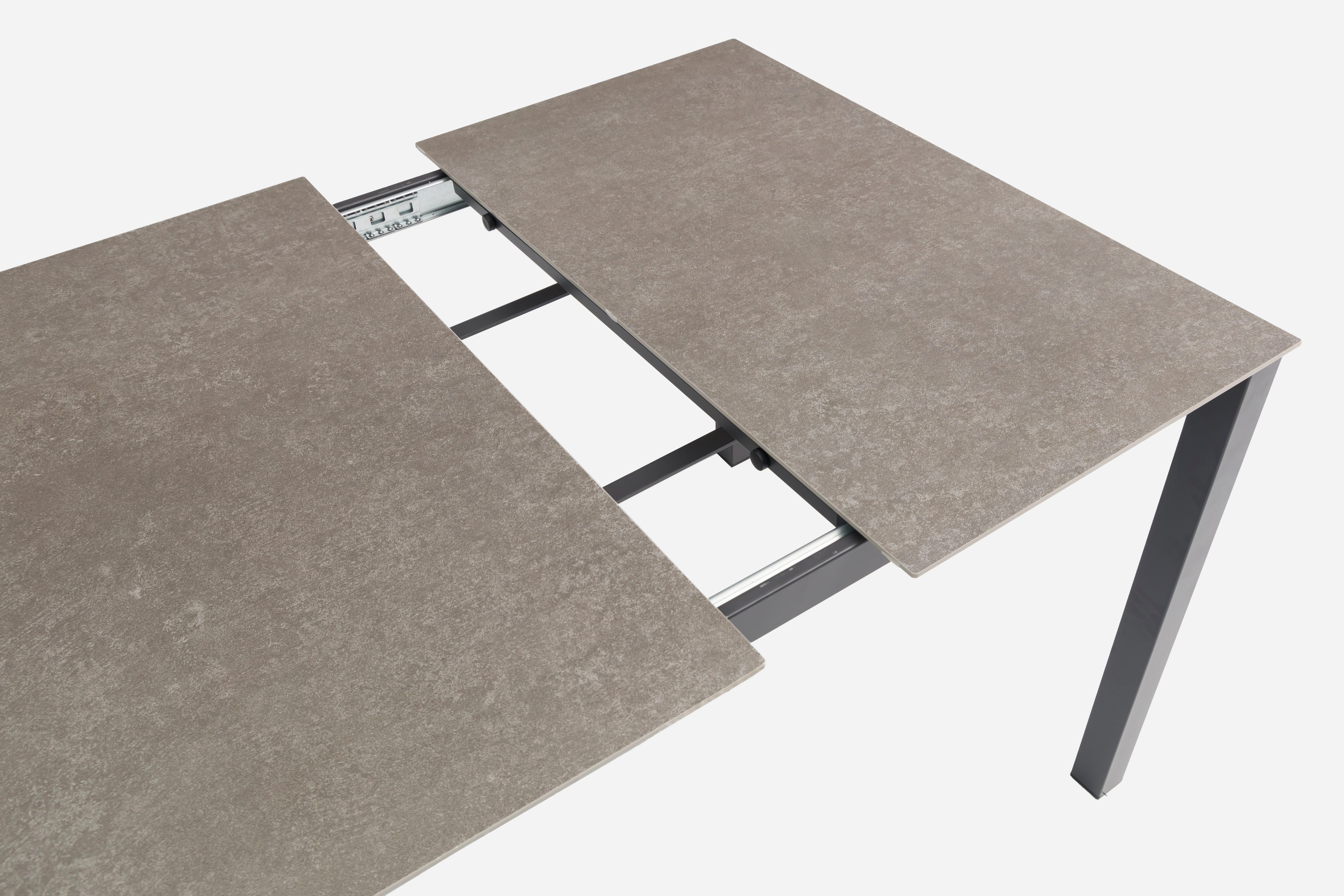 Barths Gartentisch Ausziehtisch „Palazzo“ Outdoor modern & wetterfest 160/210 x 90, Ausziehbar, wetterfest & kratzfest mit hochwertiger HPL-Platte