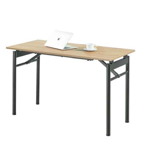 ZINUS Schreibtisch MARE Computertisch mit Stahlrahmen und Klappbaren Beinen