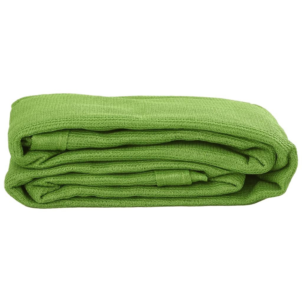 vidaXL Zeltteppiche Zeltteppich Outdoorteppich Campingteppich Hellgrün 250x550 cm HDPE, Höhe: 0 mm
