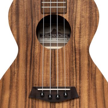 Islander Ukulele Islander by Kanilea AT-4 Traditionelle Tenor-Ukulele mit Akaziendecke