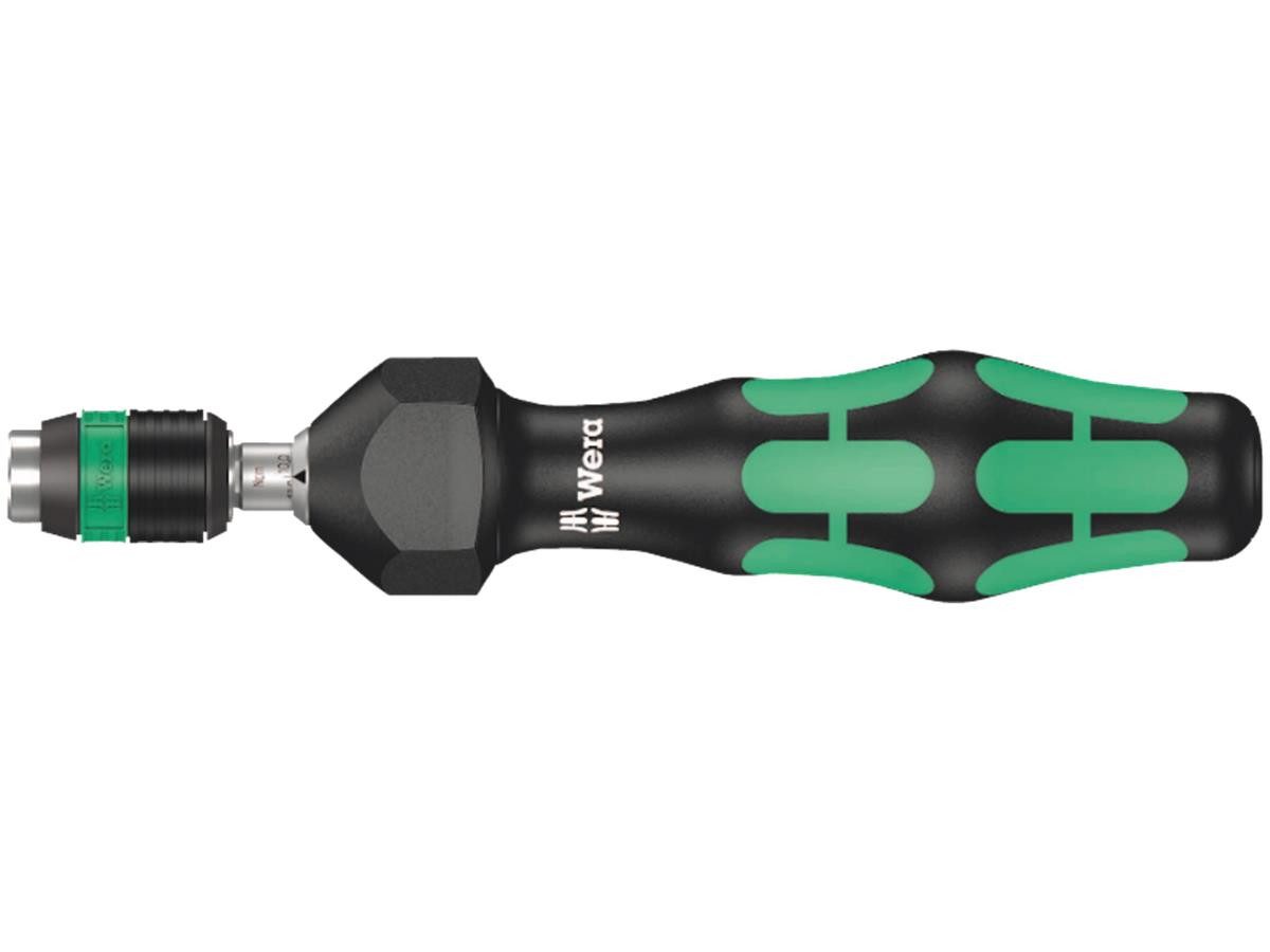 Wera Schraubendreher Serie 7400 Kraftform, mit Rapidaptor Schnellwechselfutter, 0,1-3,0 Nm