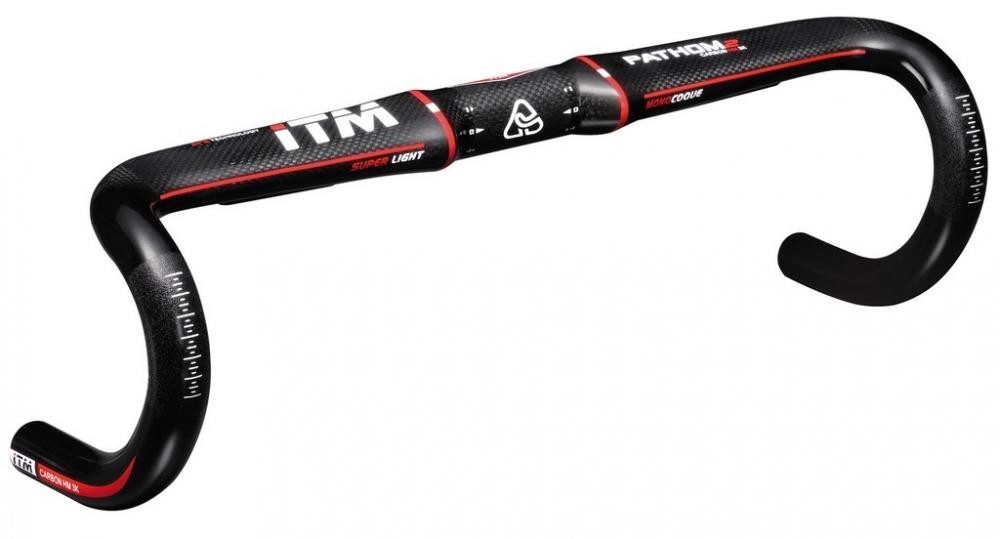 ITM Fahrradlenker ITM Rennlenkerbügel Pathom Carbon if Ø31,8 mm,420mm,schwz Carbon,Kab.I
