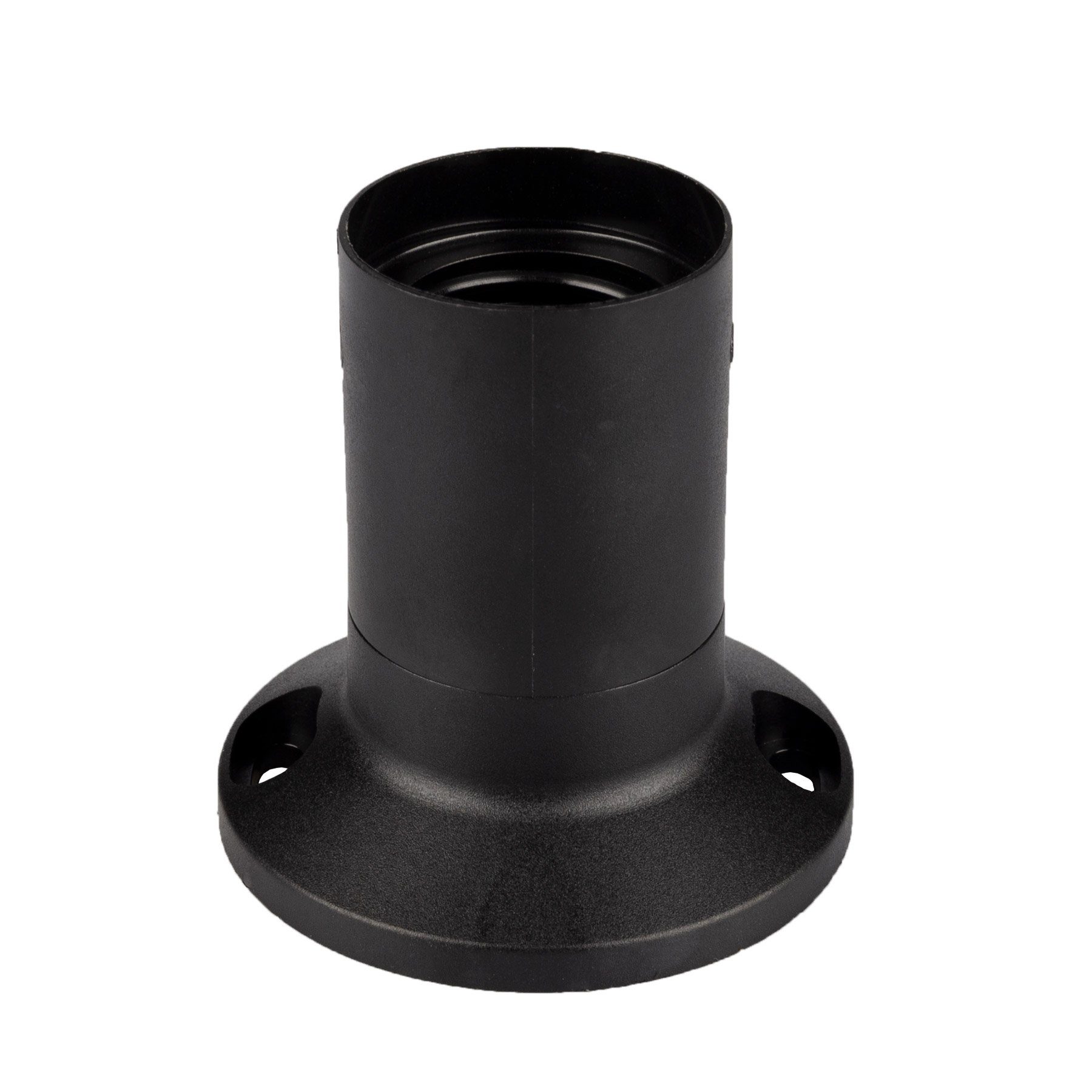 Aling Conel Лампыfassung E27 Лампыfassung (PBT), Mantel glatt zu Wandmontage (gerade), (Set, 1-St)