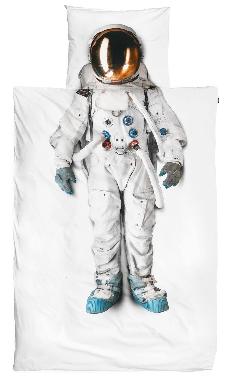 Bettwäsche »Snurk Bettwäsche Astronaut 135 x 200 cm 100% Baumwolle«, Snurk  online kaufen | OTTO