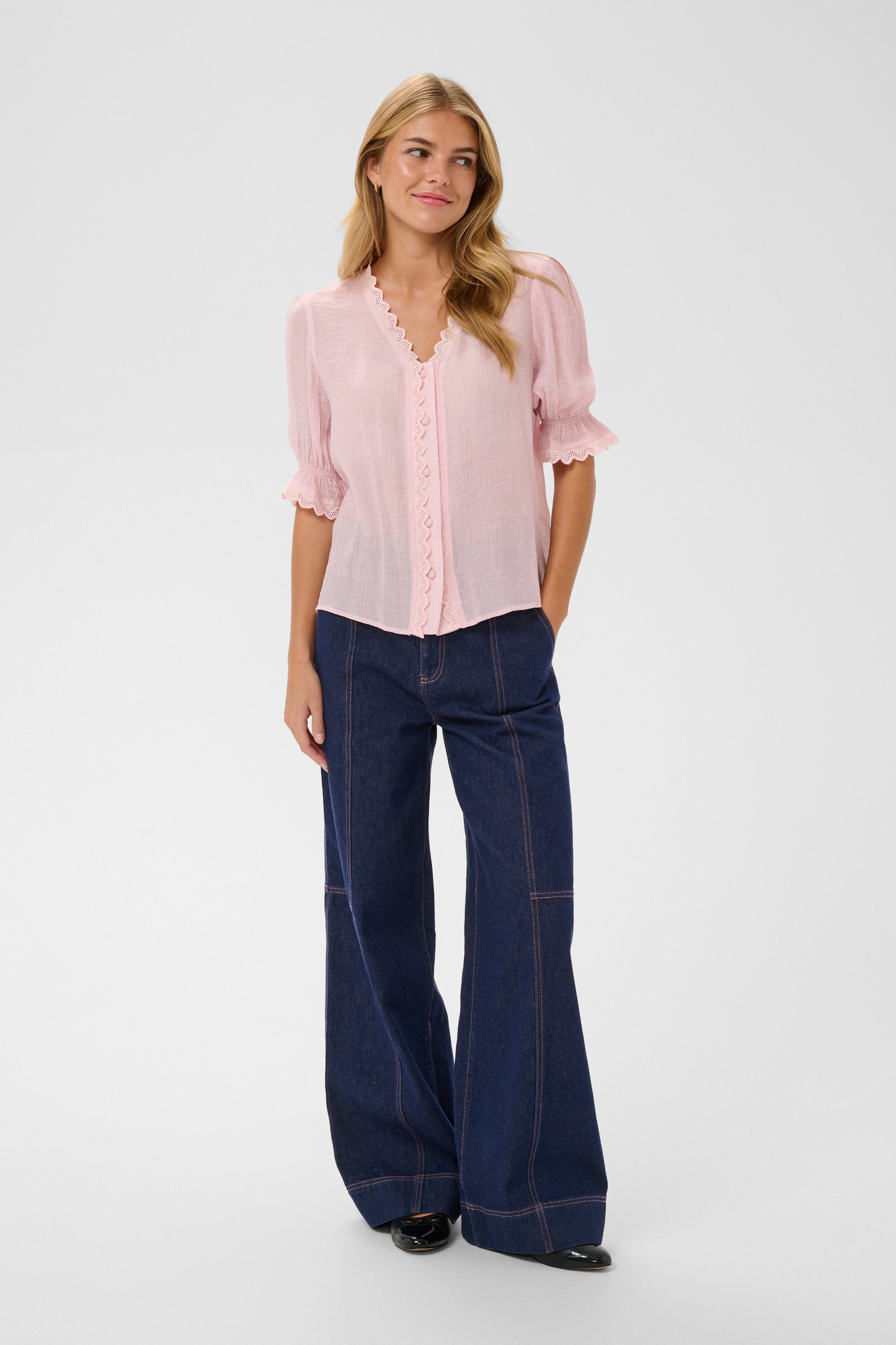 Saint Tropez Kurzarmbluse Kurzarm-Bluse KristelSZ günstig online kaufen