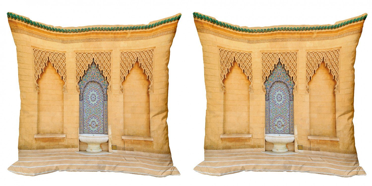 Kissenbezüge Modern Accent Doppelseitiger Digitaldruck, Abakuhaus (2 Stück), Die Architektur Moroccan Tile-Brunnen