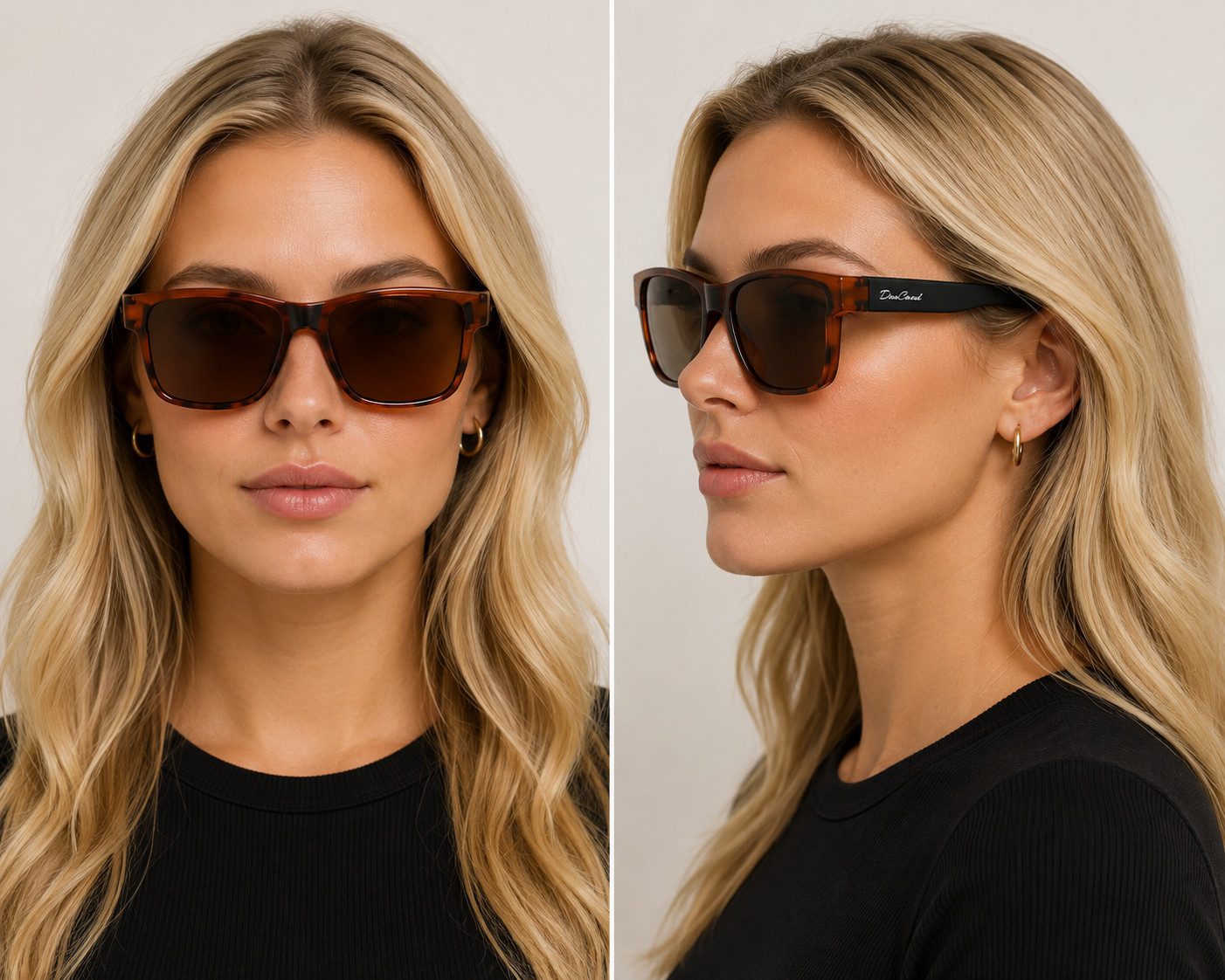 DanCarol Sonnenbrille DC-POL-2055-C2Überbrille Für Große FASSUNG- Polarisierte Gläser Überbrille, ideal für Brillenträger