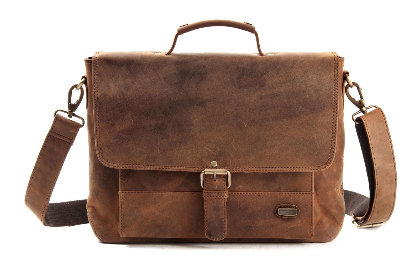 Harold's Businesstasche Briefcase, aus echtem Rindsleder