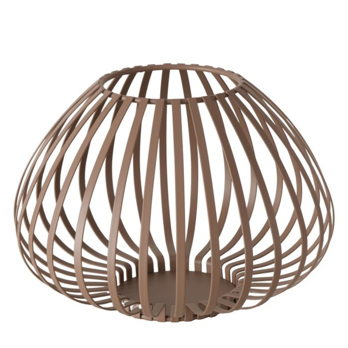 BOLTZE Windlicht aus Metall braun D20cm