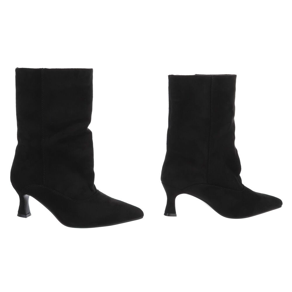 Ital-Design Damen Stiefel mit Stilettoabsatz und spitzer Form Stiefel (92457673) Pfennig-/Stilettoabsatz Stiefel in Schwarz – Bild 4 von 5