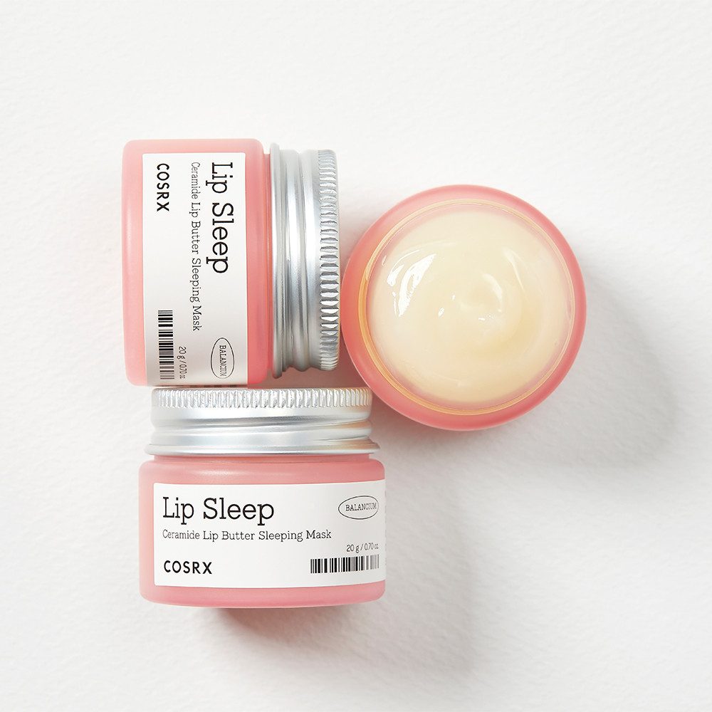 Cosrx Lippenbalsam CERAMIDE LIP BUTTER SLEEPING MASK, für trockene Lippen, repariert intensiv