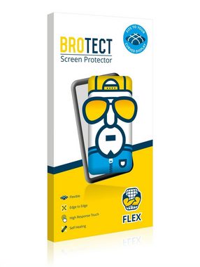BROTECT Full-Screen Schutzfolie für Skagen Smartwatch Falster 3, Displayschutzfolie, 2 Stück, 3D Curved klar