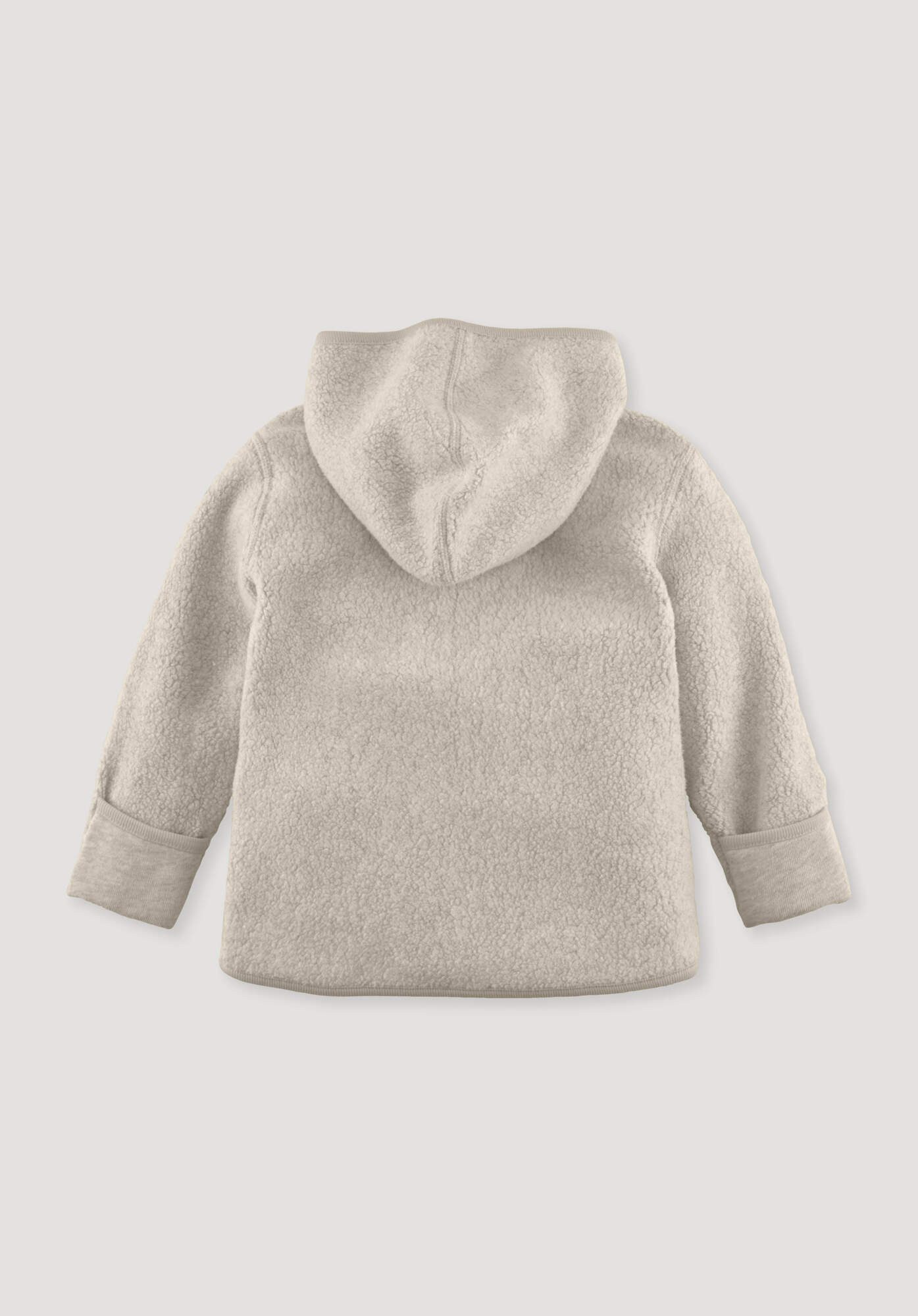 Hessnatur Fleecejacke aus reiner Bio-Baumwolle (1-St)
