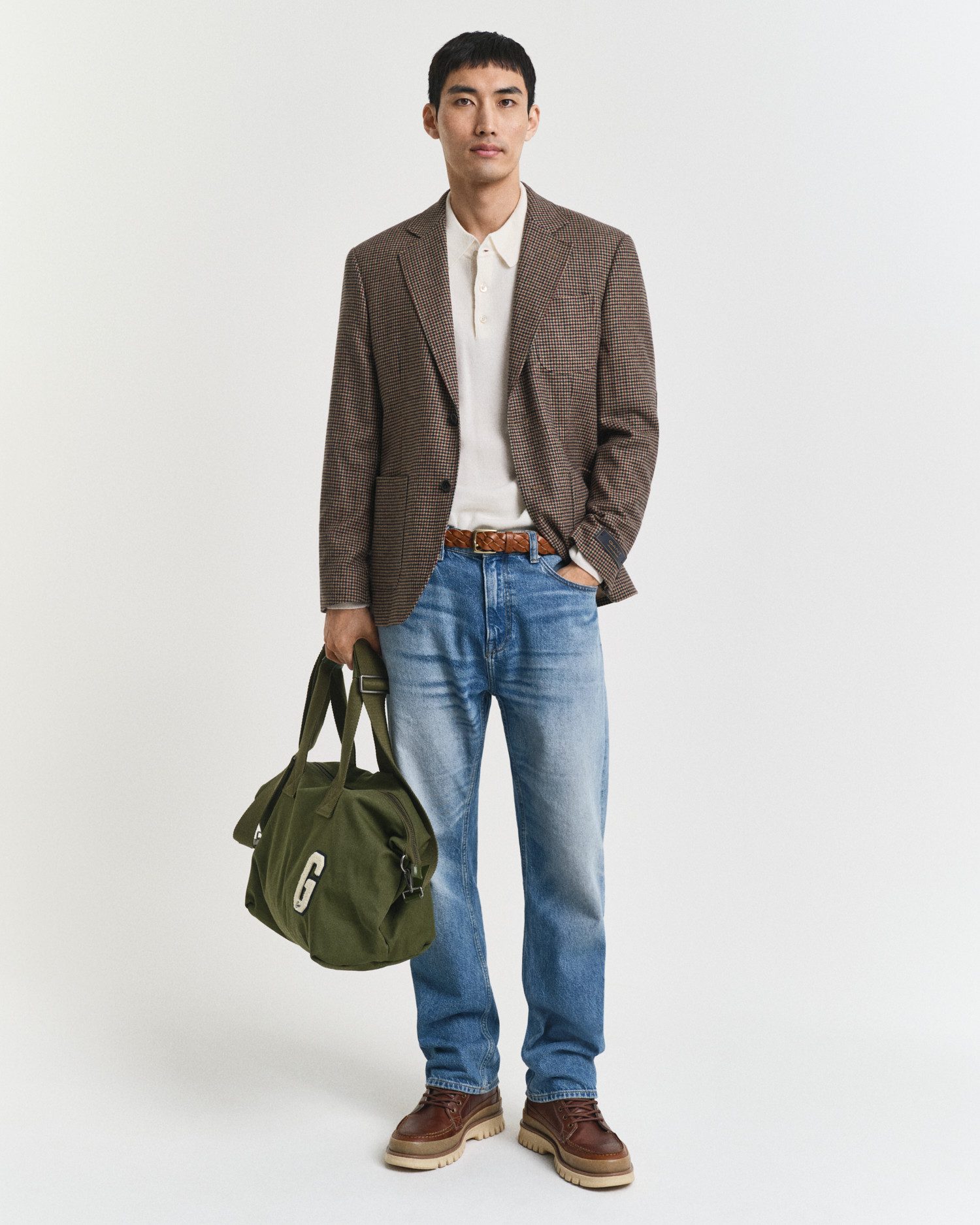 Gant Strickpullover Superfine Lambswool Polopullover