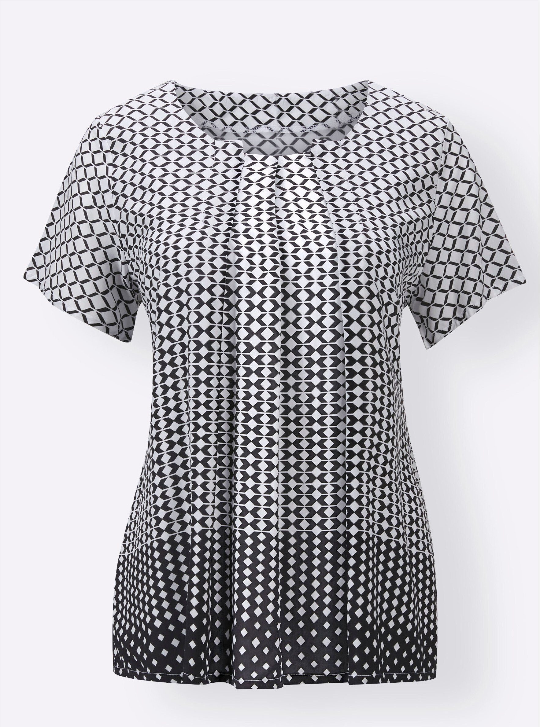 creation L Klassische Bluse Bluse Kurzarm