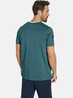 Jan Vanderstorm T-Shirt PEDER mit 3-fach Knopfleiste