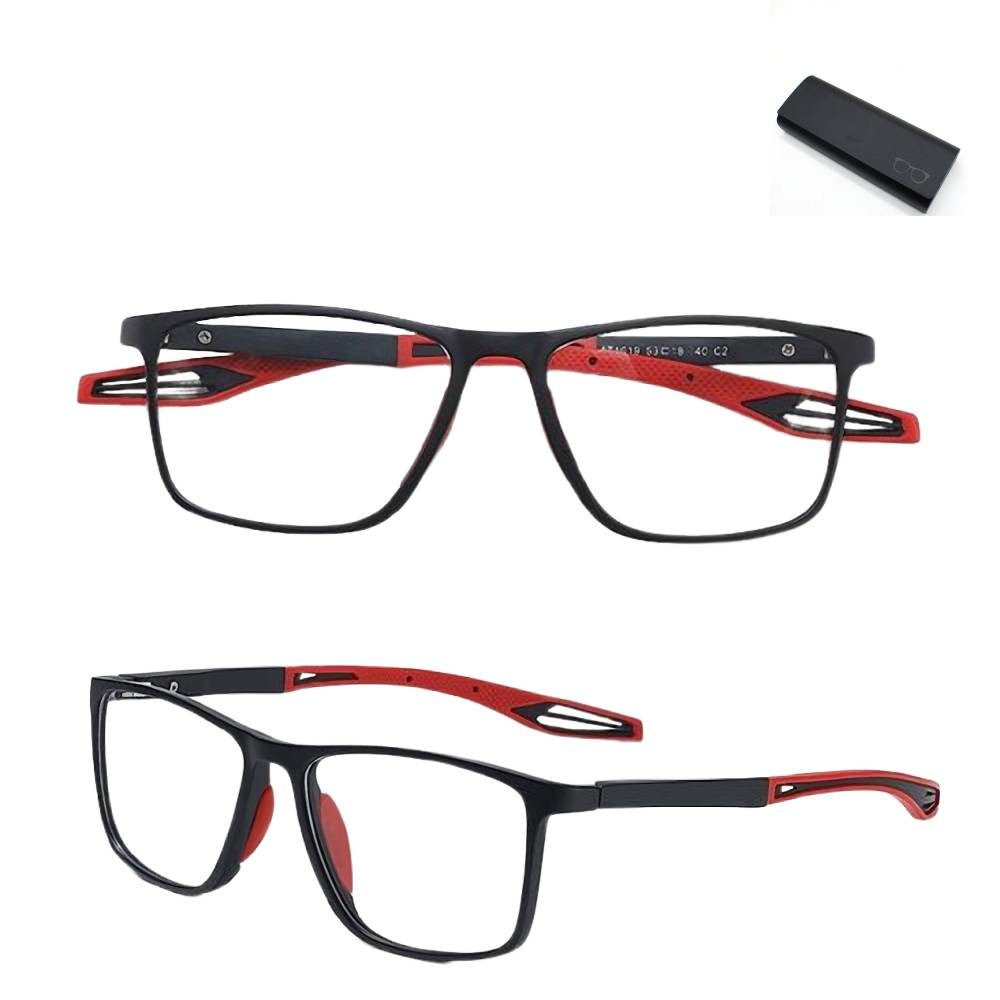 Blusmart Lesebrille Damen Herren Blaulichtfilter Anti-Rutsch Ultraleicht, TR Rahmen, Lesebrille für Senioren mit Brillenetui