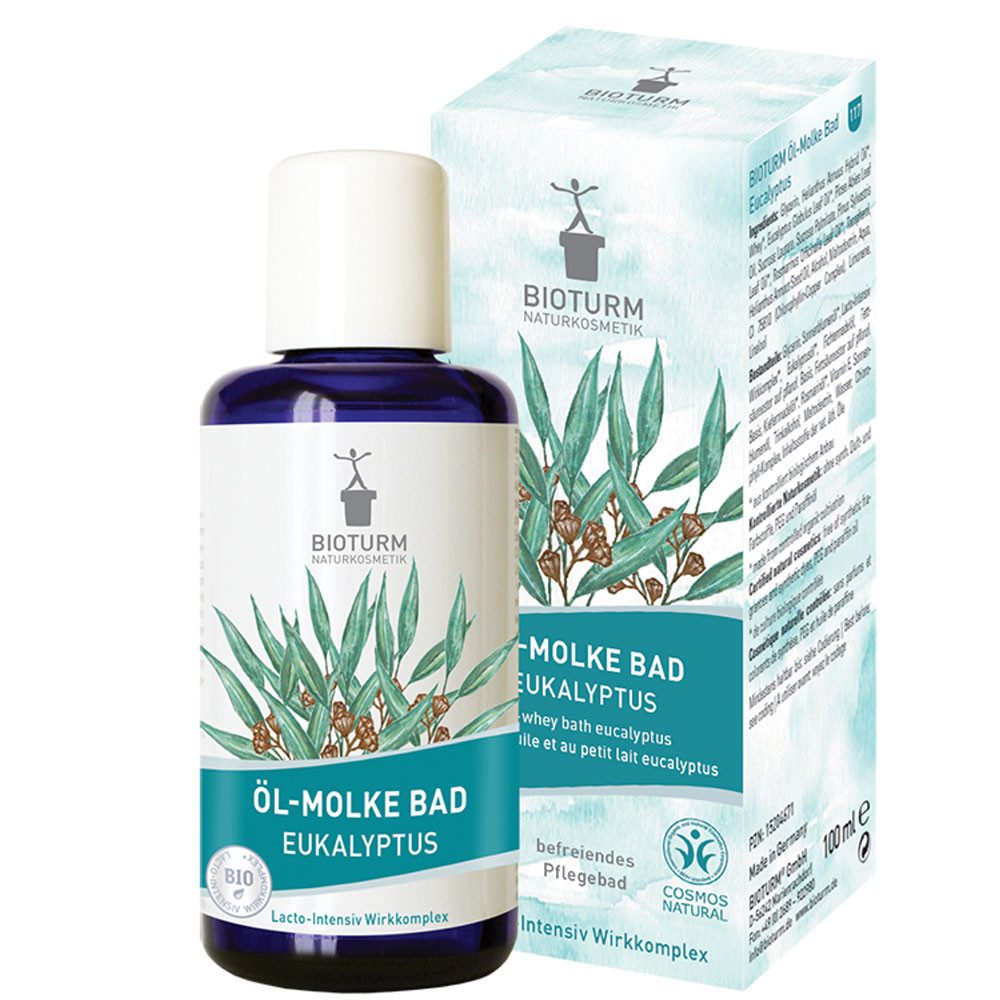 BIOTURM Badeöl Öl-Molke Bad - Eukalyptus 100ml mehr