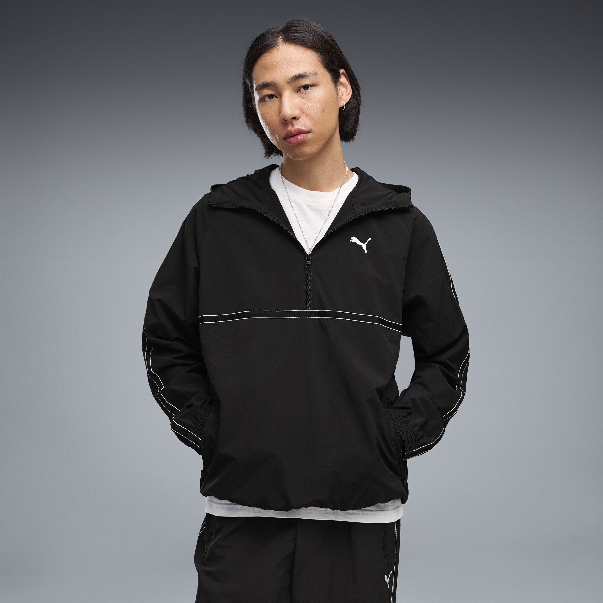 PUMA Sweatshirt PUMA Class Relaxed Pinnacle Hoodie mit Reißverschluss bis zum