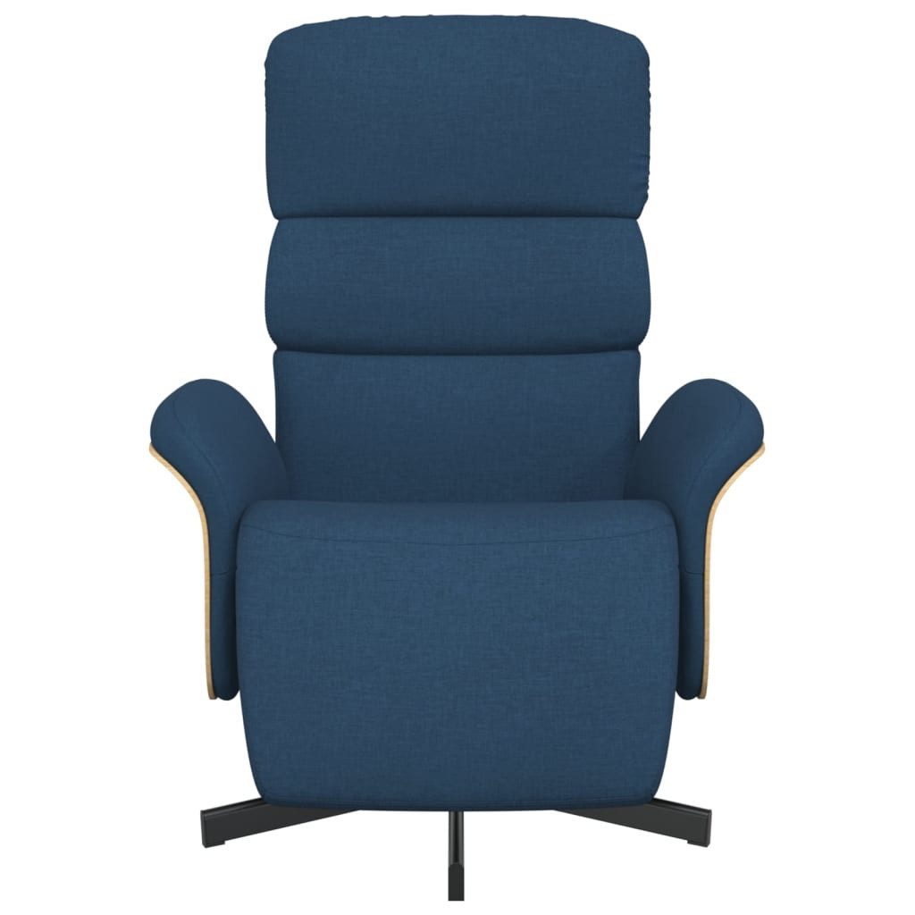 vidaXL Sessel Relaxsessel mit Fußteil Blau günstig online kaufen
