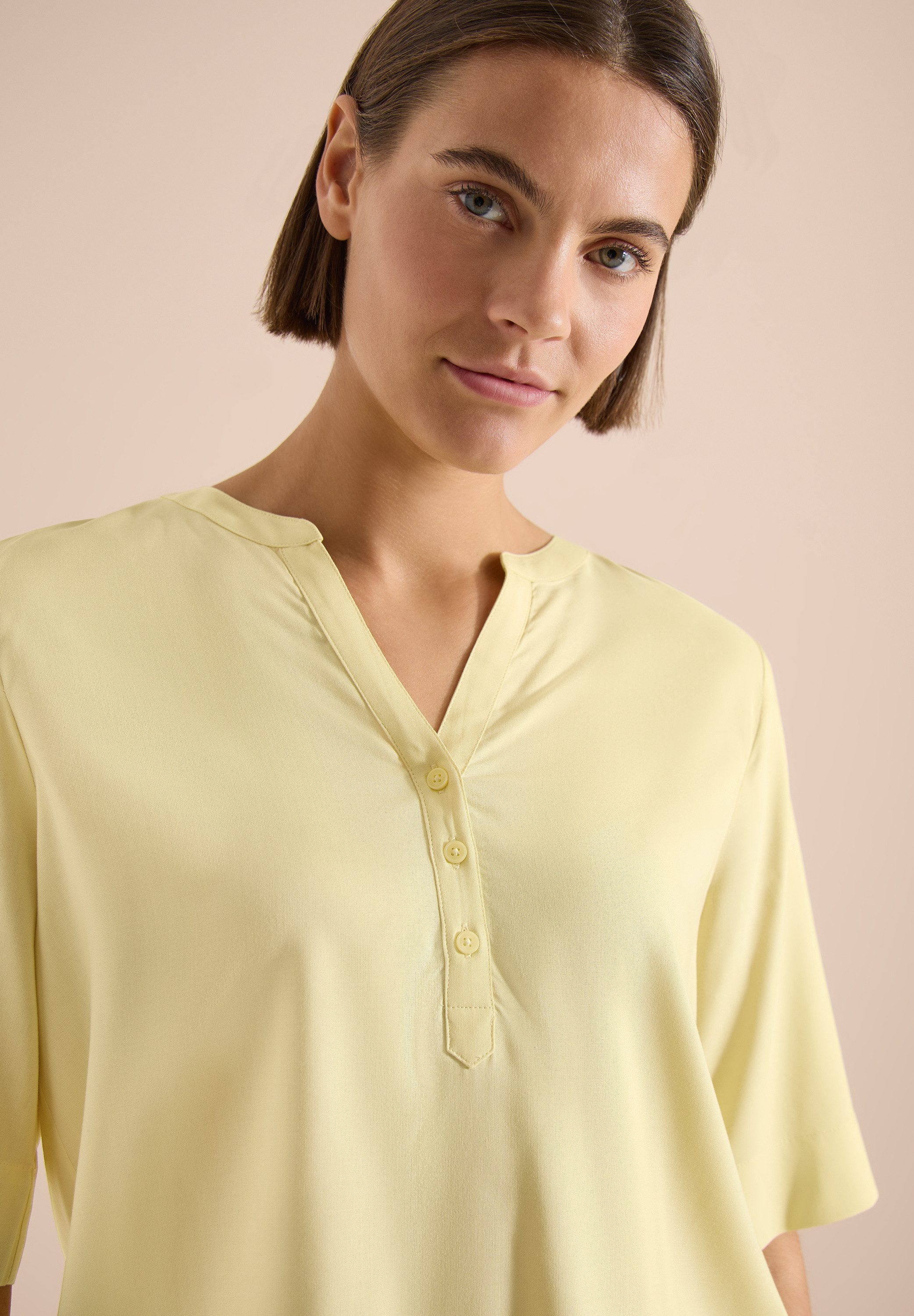 CECIL Schlupfbluse Elastischer Saum