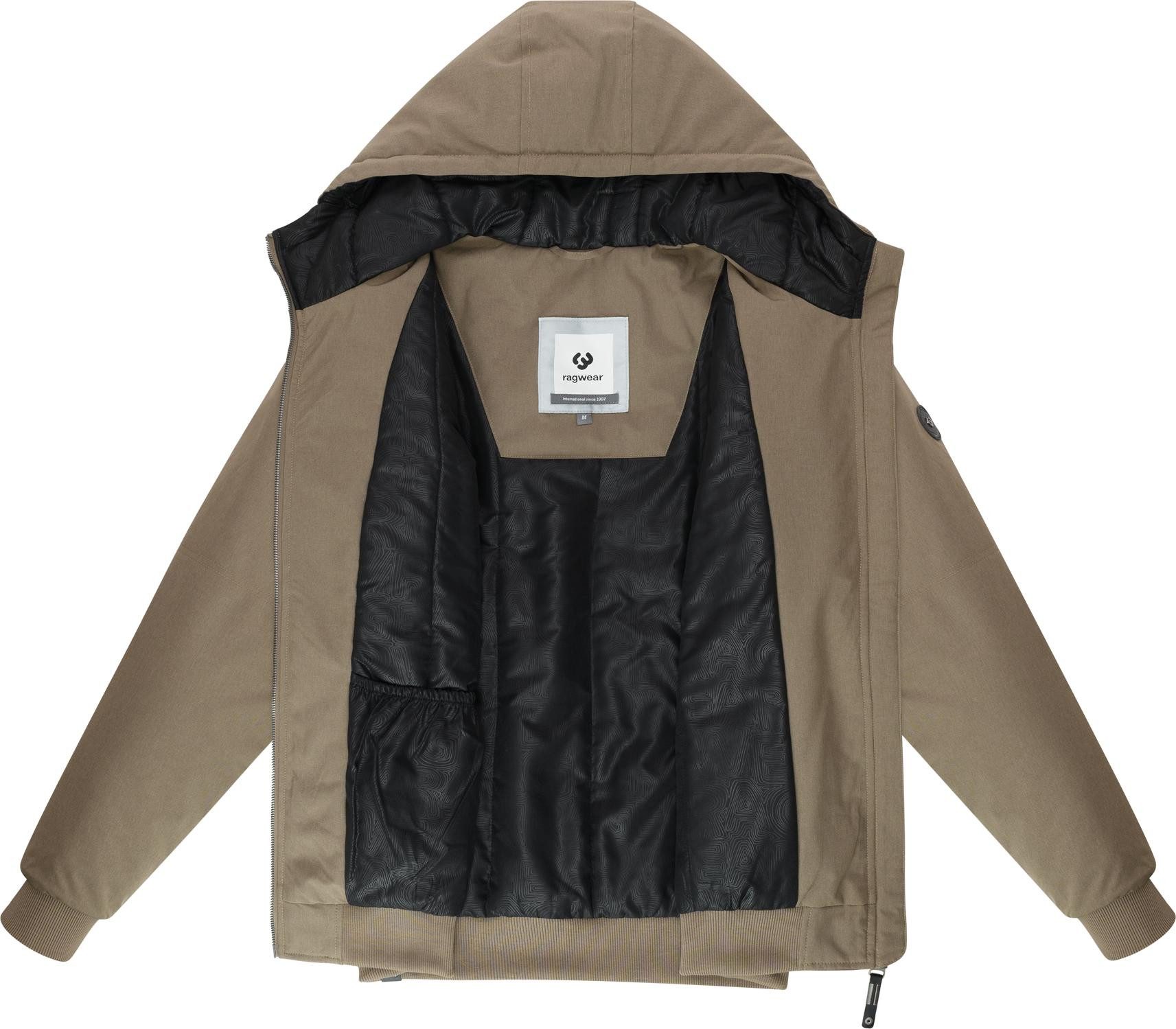 Ragwear Winterjacke Stuartt YOUMODO Wasserdichte Outdoorjacke mit verstellbarer Kapuze