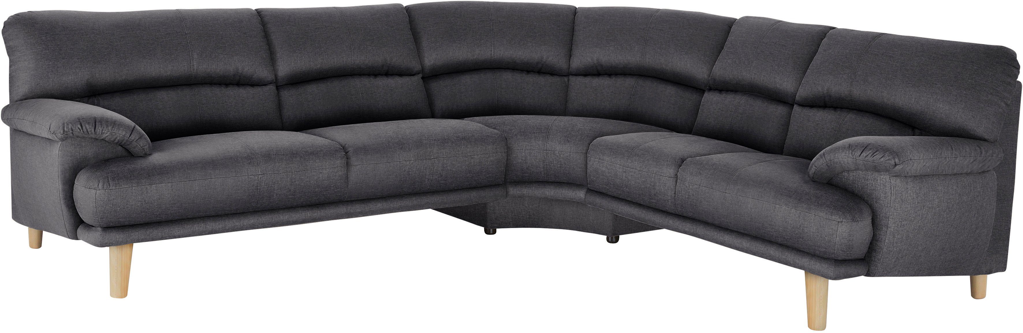 TRENDMANUFAKTUR Polsterecke Cecilia, italienisches Designsprache, modern günstig online kaufen