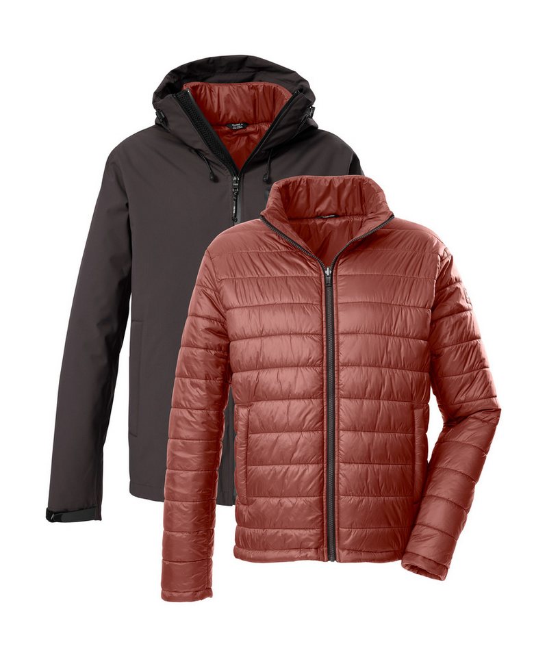 Killtec 3-in-1-Funktionsjacke KOW 95 MN JCKT 3 in 1 Herrenjacke, wasser- u winddicht, atmungsaktiv