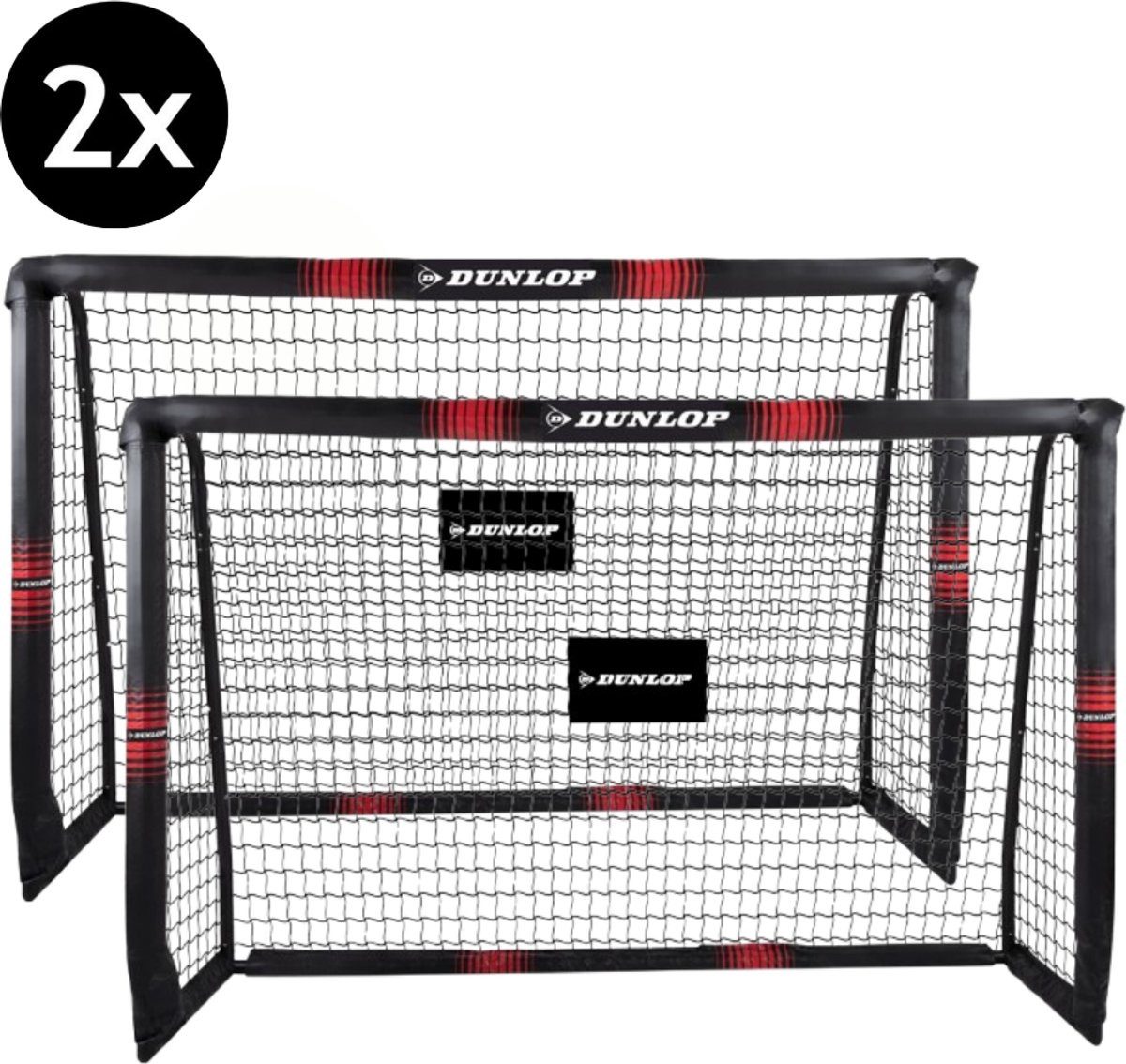 Dunlop Fußballtor Dunlop Fußballtor Set mit 2 Stück - 180 x 120 x 60 cm