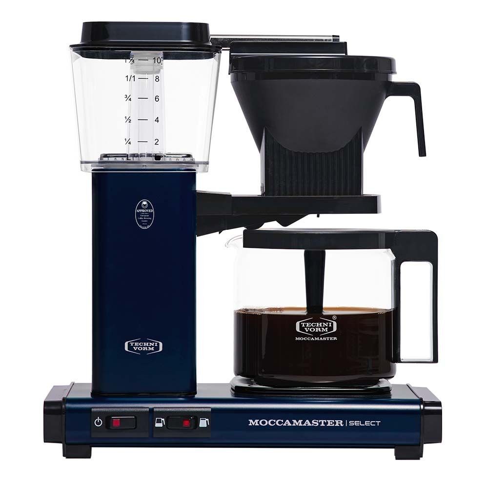 Moccamaster Filterkaffeemaschine KBG Select, Papierfilter Größe 4 Midnight Blue | Filterkaffeemaschinen