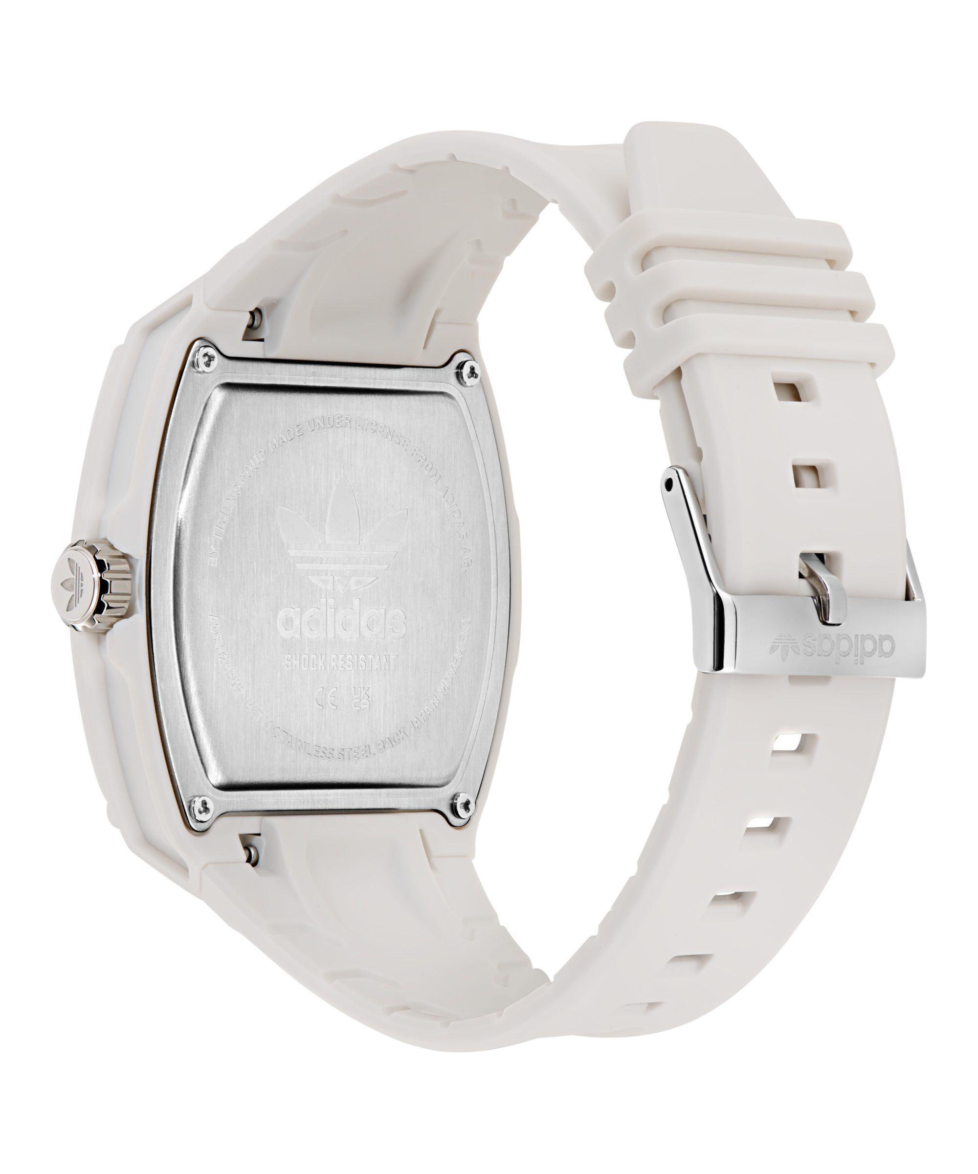 adidas Originals Quarzuhr CITY TECH FIVE AOFH255112I, Armbanduhr, Herrenuhr, Damenuhr, Resinarmband, Leuchtzeiger