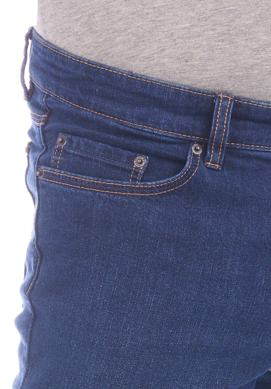 Paddock's Slim-fit-Jeans Herren Jeanshose Ranger Pipe Slim Fit Denim Hose mit Stretch – Bild 3 von 4