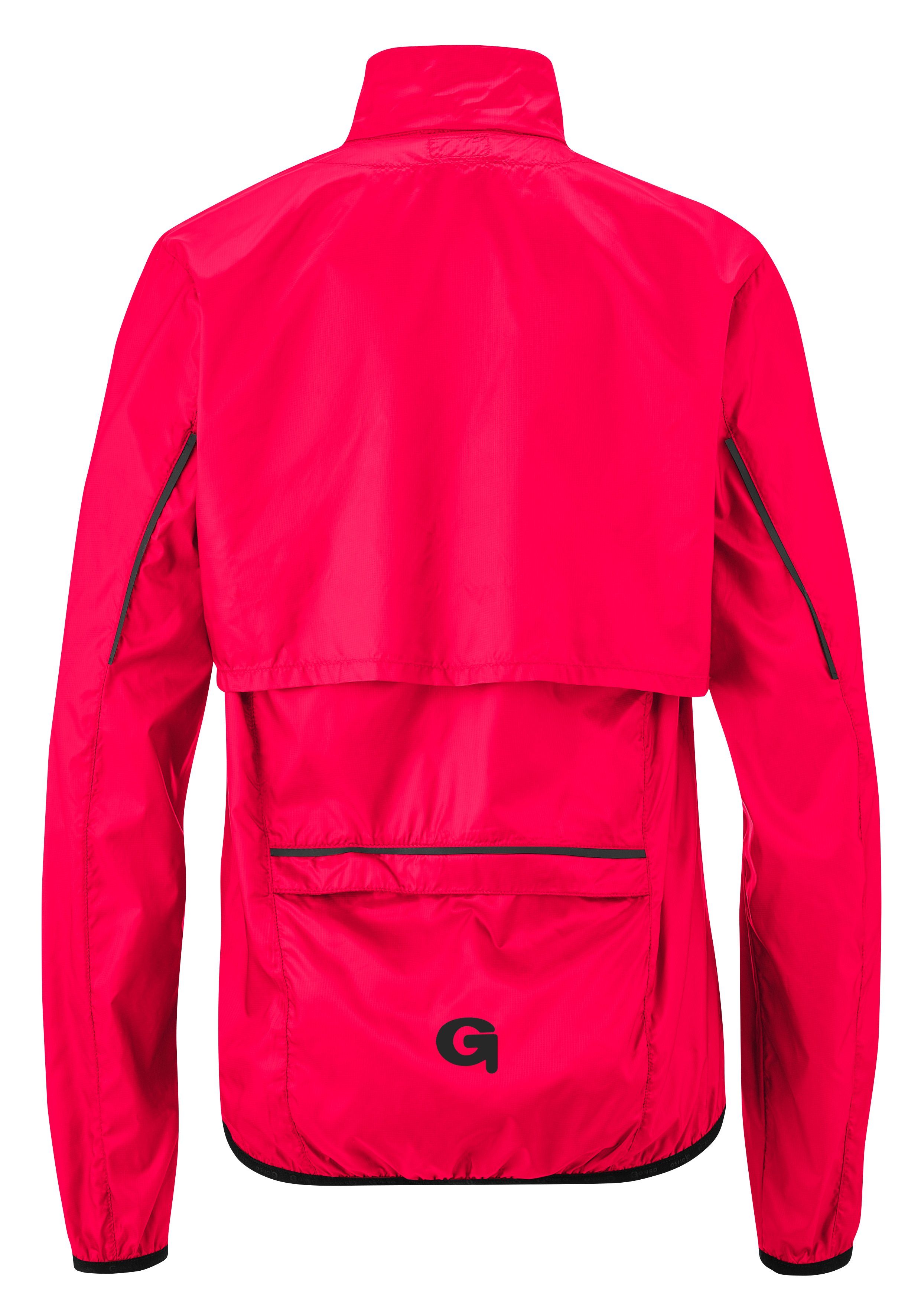 leicht neonpink Gonso Fahrradjacke Bernira Extra