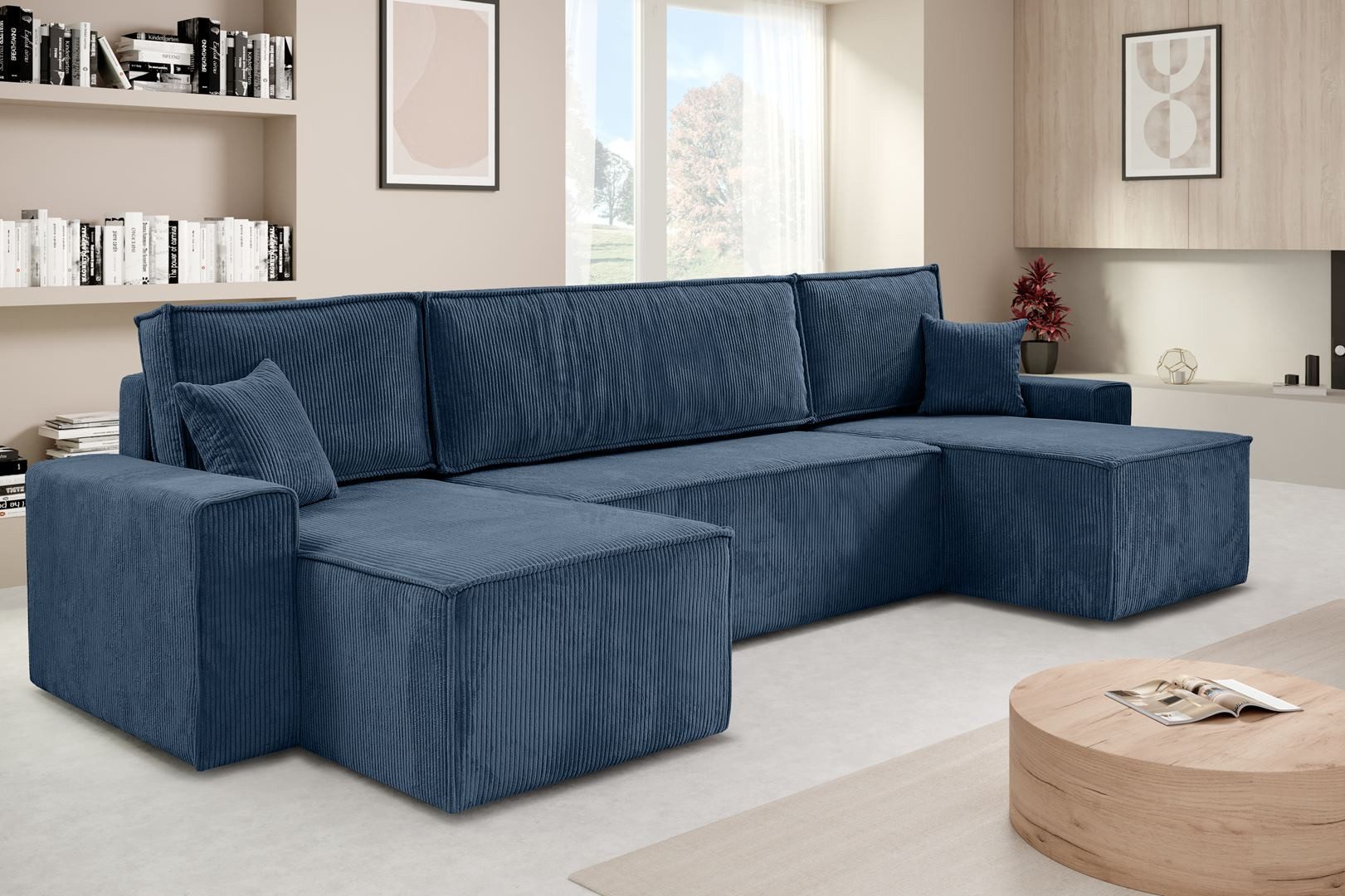 Beautysofa Ecksofa mit Bettkasten, im Cordstoff HEKTOR U, mit Schlaffunktio günstig online kaufen