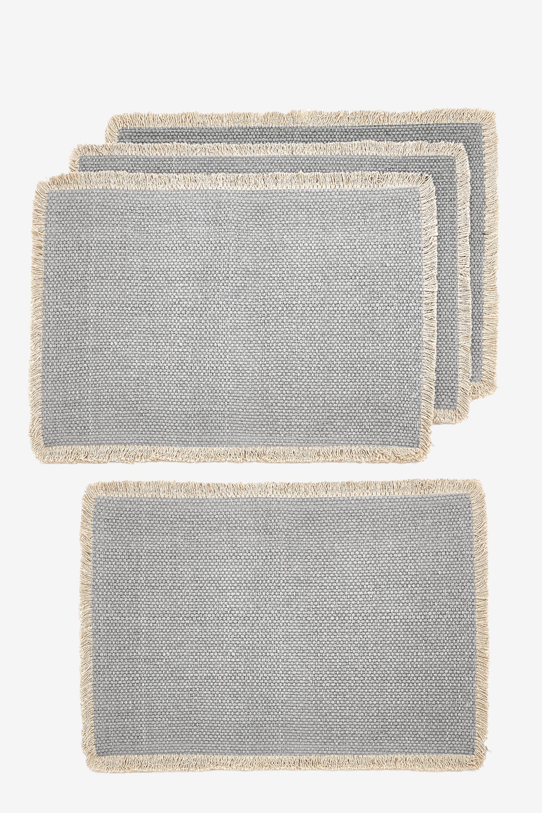 Next Platzset Geflochtene Platzsets mit Fransen, günstig online kaufen