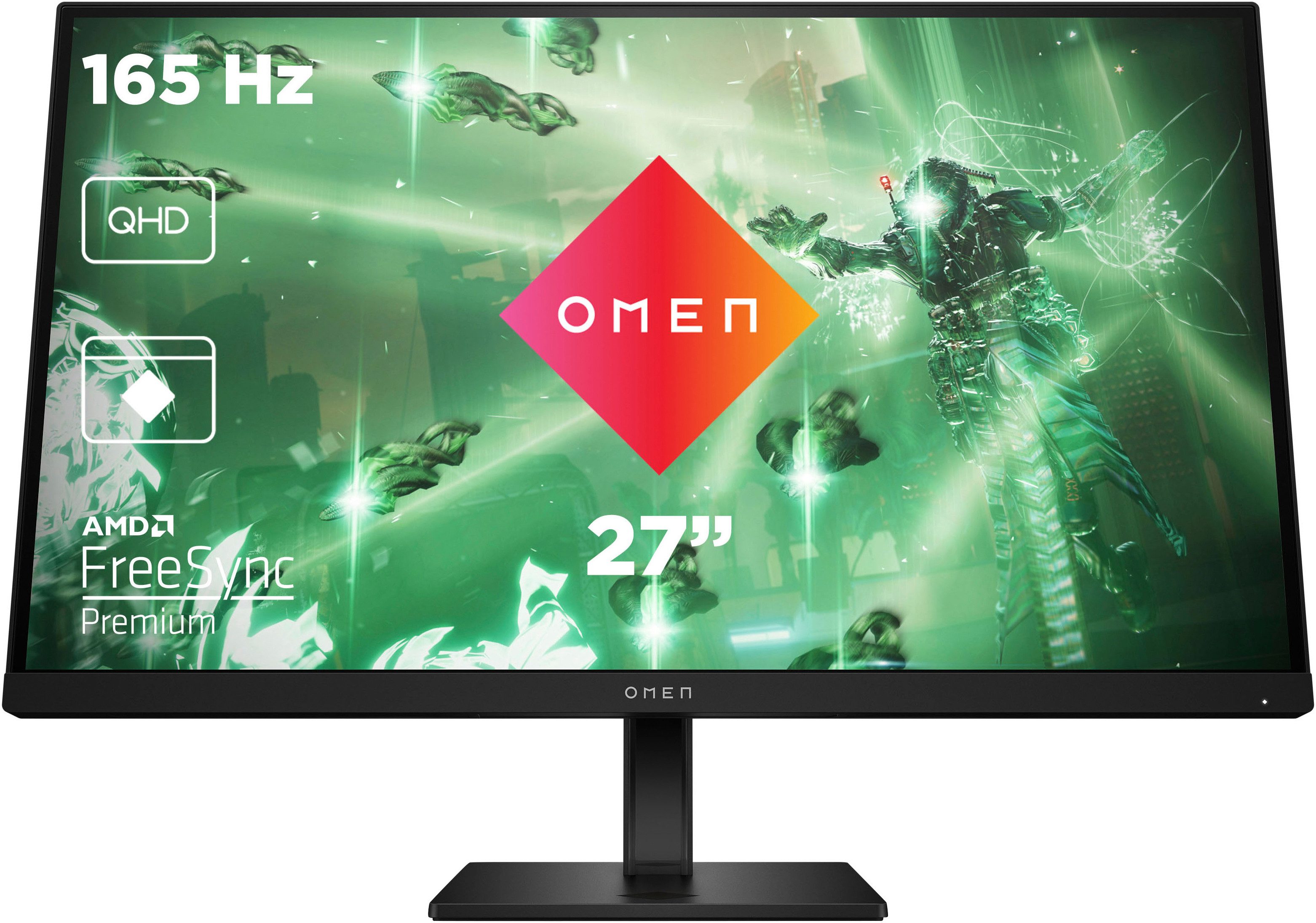HP OMEN 27q (HSD-0156-A) Gaming-Monitor (68,6 cm/27 ", 2560 x 1440 px, QHD, 1 ms Reaktionszeit, 165 Hz, IPS)