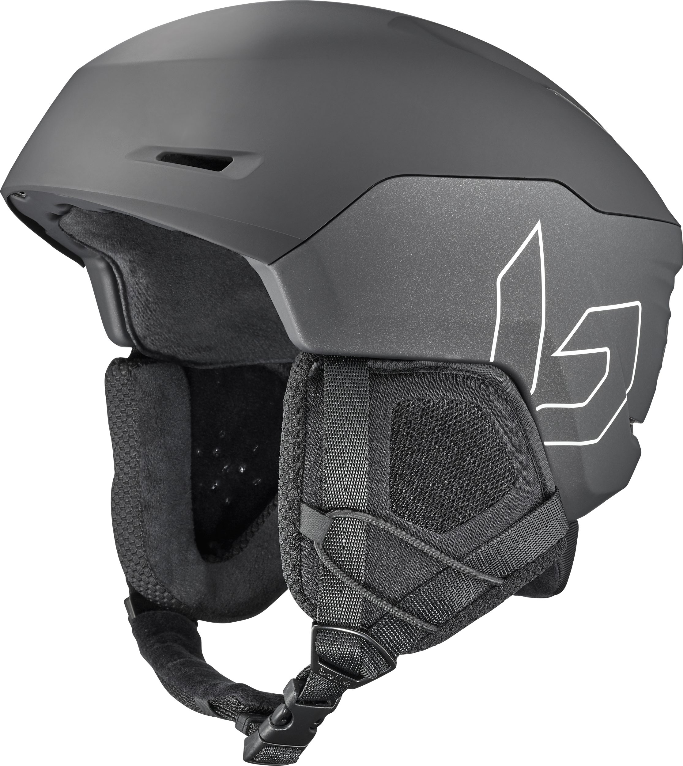 Bolle Skihelm RYFT PURE BLACK COAL MATTE