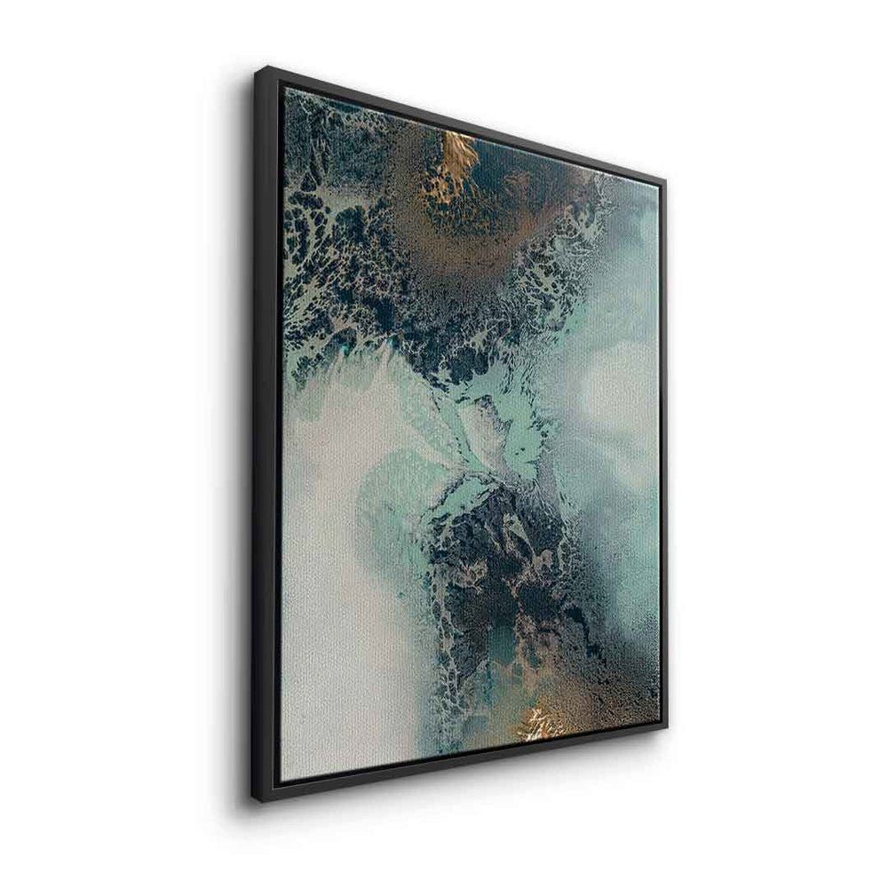 Leinwandbild silberner DOTCOMCANVAS® | Silber Rahmen